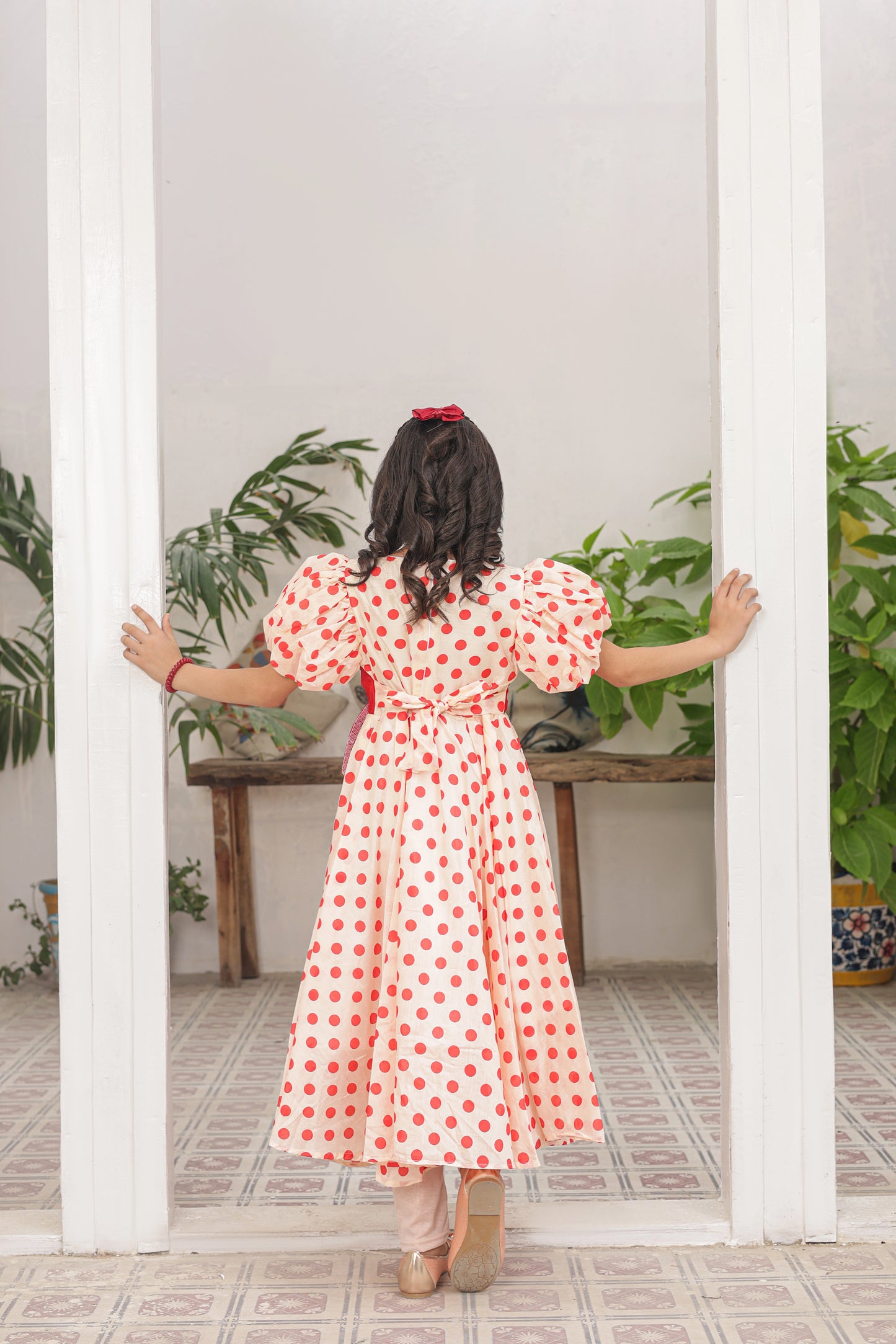 Senorita Rose Frock Imported Printed Cotton
