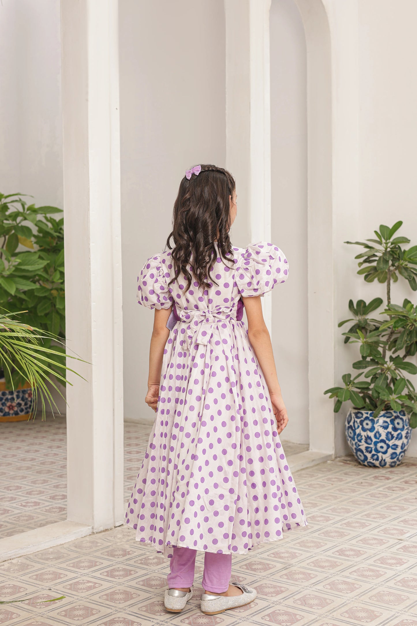 Berry Bloom Frock Imported Printed Cotton Fabric