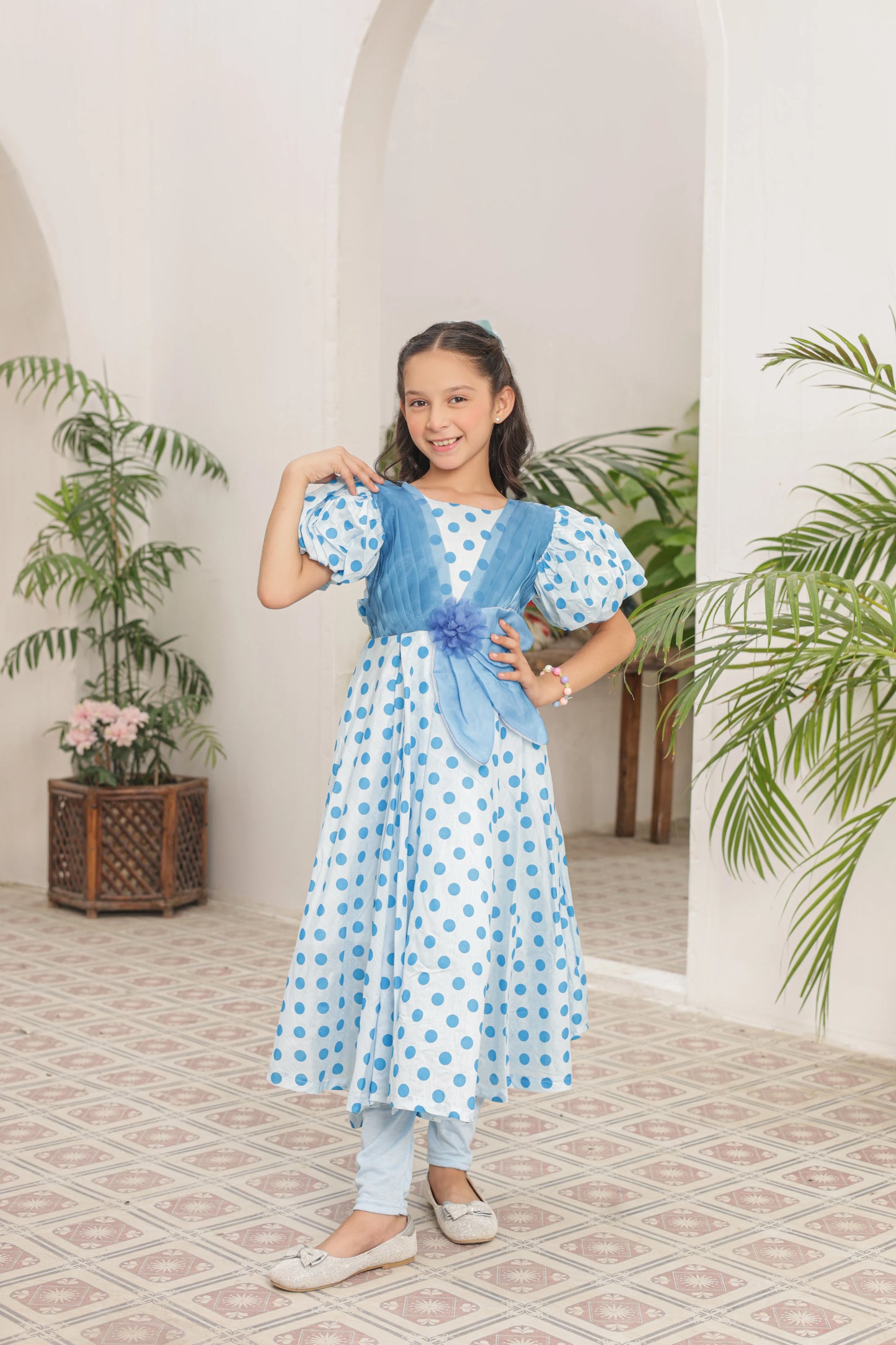 Pixie Sky Frock Imported Printed Cotton Frock