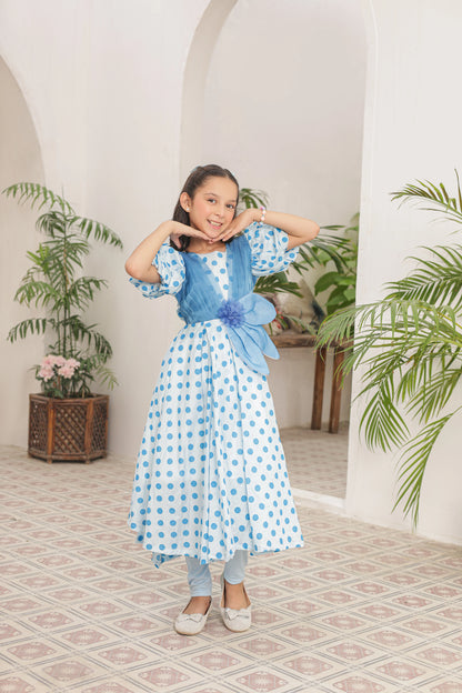 Pixie Sky Frock Imported Printed Cotton Frock