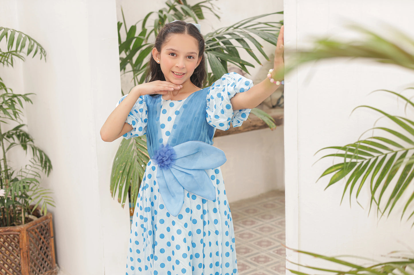 Pixie Sky Frock Imported Printed Cotton Frock