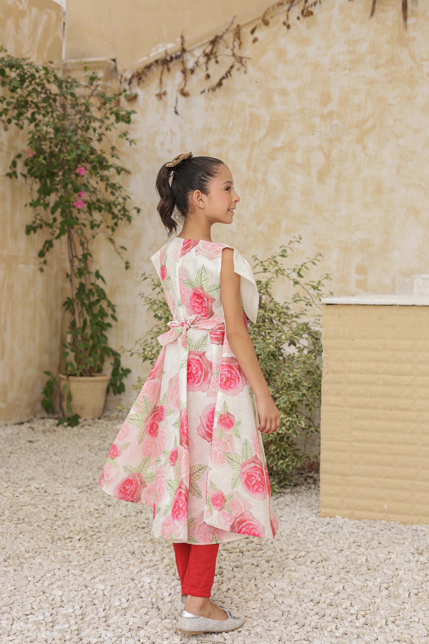 Rosetta Grace Frock Imported Cotton Printed Fabric