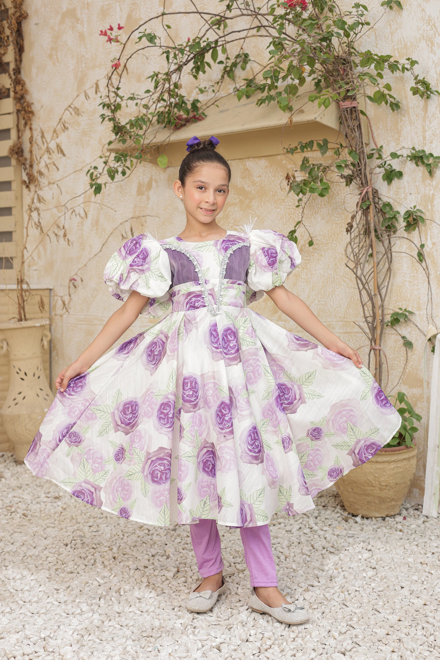 Blossom Belle Frock Imported Printed Cotton Fabric
