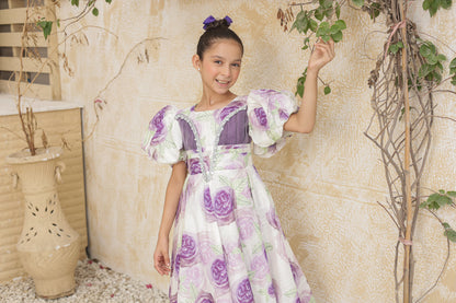 Blossom Belle Frock Imported Printed Cotton Fabric