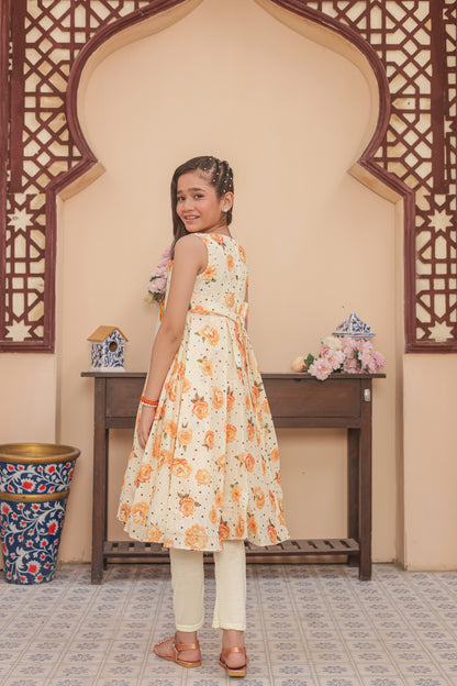Rosie Dots Delight Frock Imported Printed Cotton Fabric