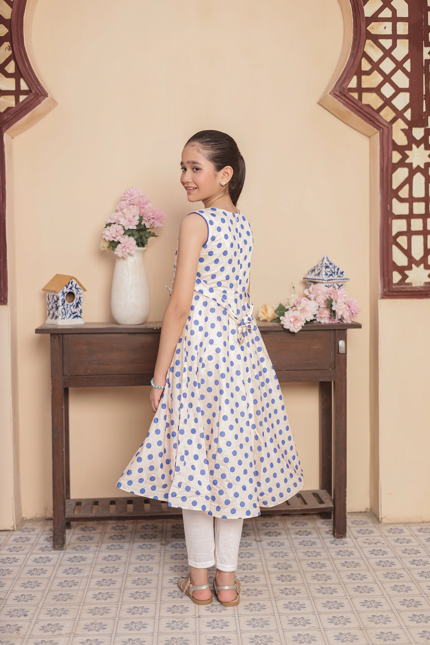 Silken Moon Dream Frock Imported Printed Cotton